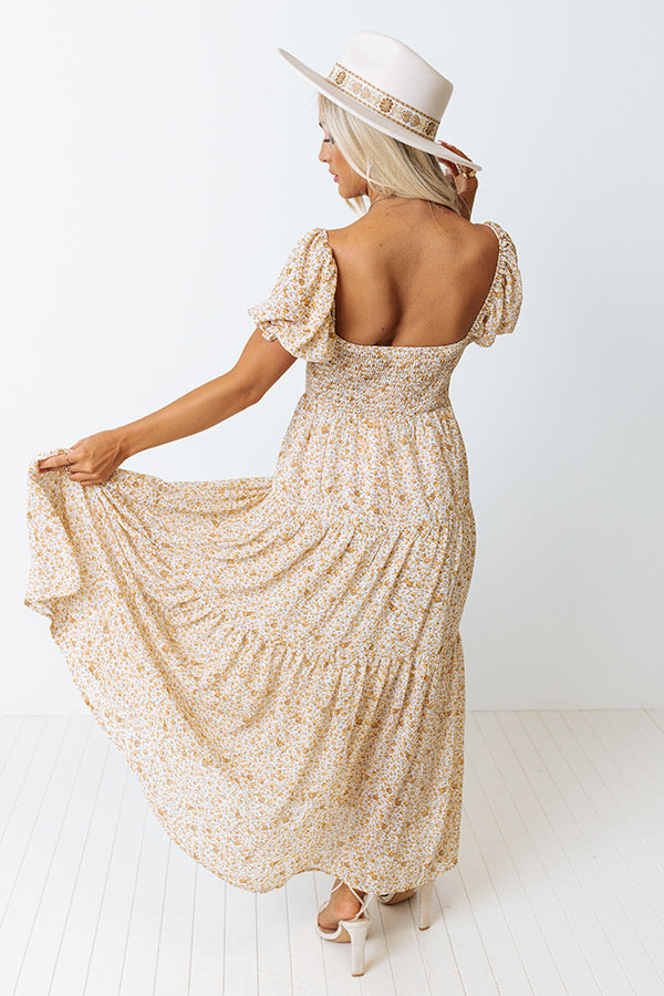 Positano Twirls Floral Maxi Image - 5