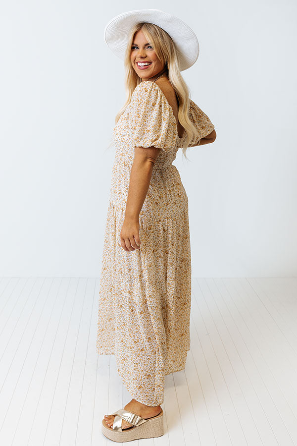 Positano Twirls Floral Maxi Curves Image - 4