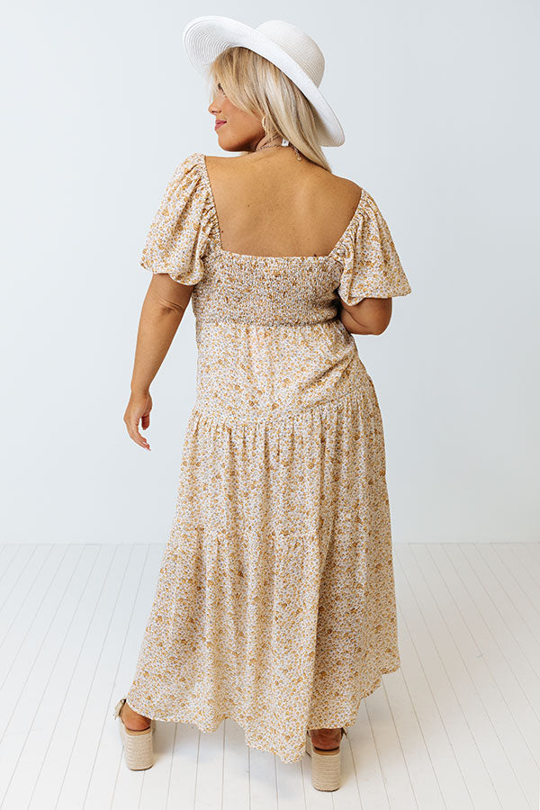 Positano Twirls Floral Maxi Curves Image - 5