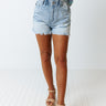 KanCan The Koty High Waist Distressed Shorts Image - 1