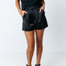 Winning Awards High Waist Shorts In Black Image - 1
