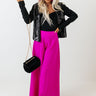 Witty Remark High Waist Flare In Hot Pink Image - 1