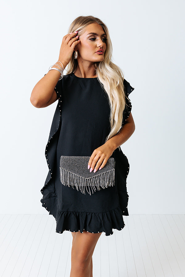 Chatting Over Cocktails Shift Dress In Black Image - 3