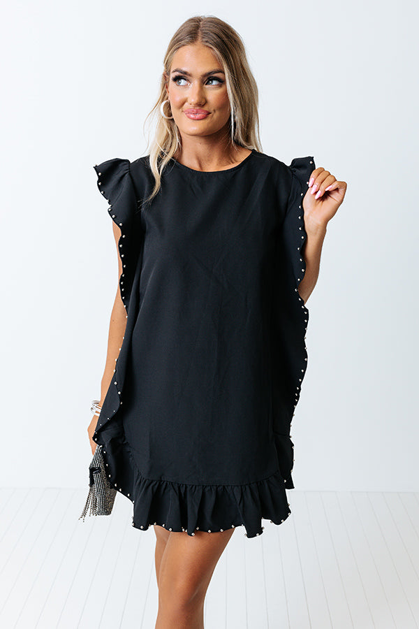 Chatting Over Cocktails Shift Dress In Black Image - 2