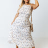 Floral Gaze Smocked Maxi Curves Image - 1