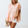 Getting Comfortable Shift Top In Peach Image - 1
