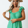 Cutie Pie Shift Top In Seafoam Image - 1