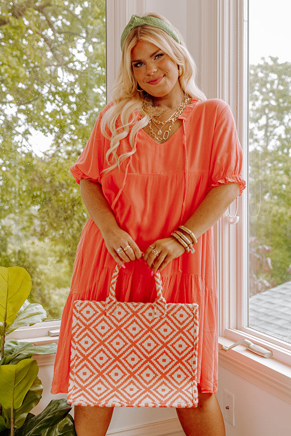 Tell Your Bestie Shift Dress Curves Image - 5