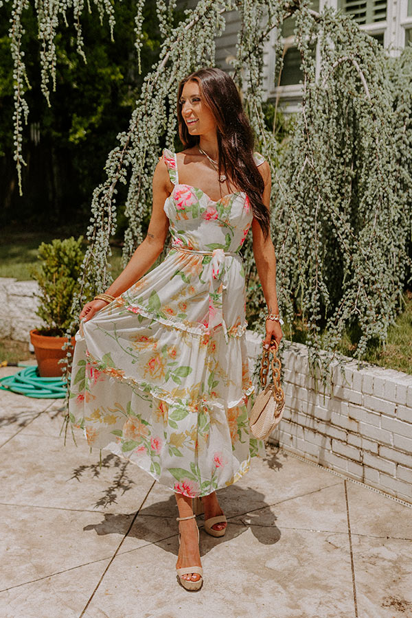 Believe In Love Floral Midi • Impressions Online Boutique