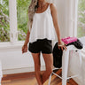 Move On Satin Shift Tank In White Image - 1