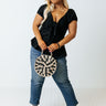 Give You The World Eyelet Top In Black Curves Image - 1