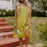 Lucky Day Babydoll Dress In Lime Image - 1