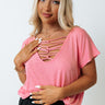 Summer Break Shift Top In Pink Image - 1