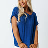 Made For Shade Knit Top In Royal Blue Image - 1