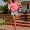 Made For Shade Knit Top In Neon Pink Image - 1