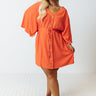 Call To You Dress In Coral Curves Image - 1