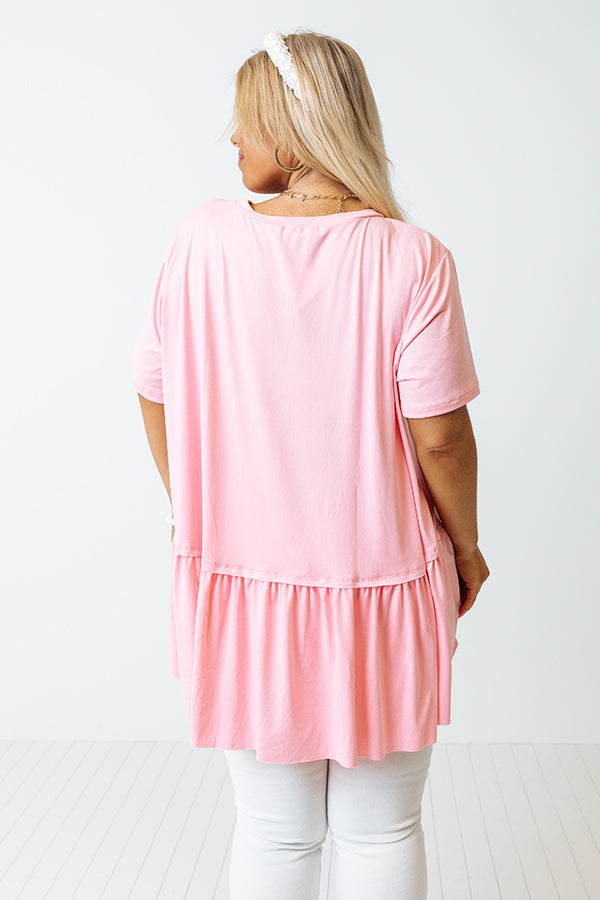 World Wide Adventure Tunic In Pink Curves Image - 5