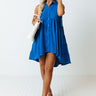 Write It Down Tunic Dress In Blue Image - 1