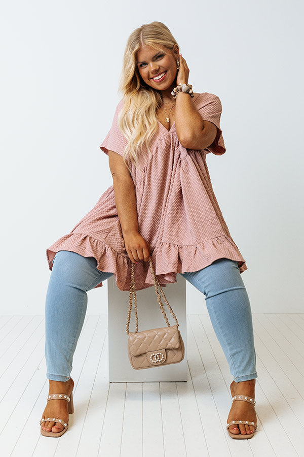 Wildest Imagination Tunic In Blush Curves Image - 1