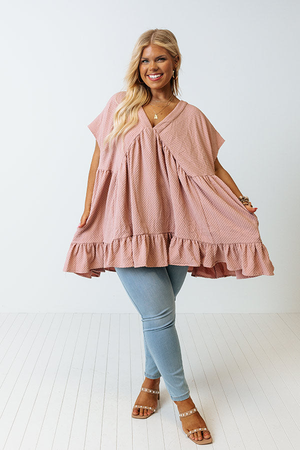 Wildest Imagination Tunic In Blush Curves Image - 2