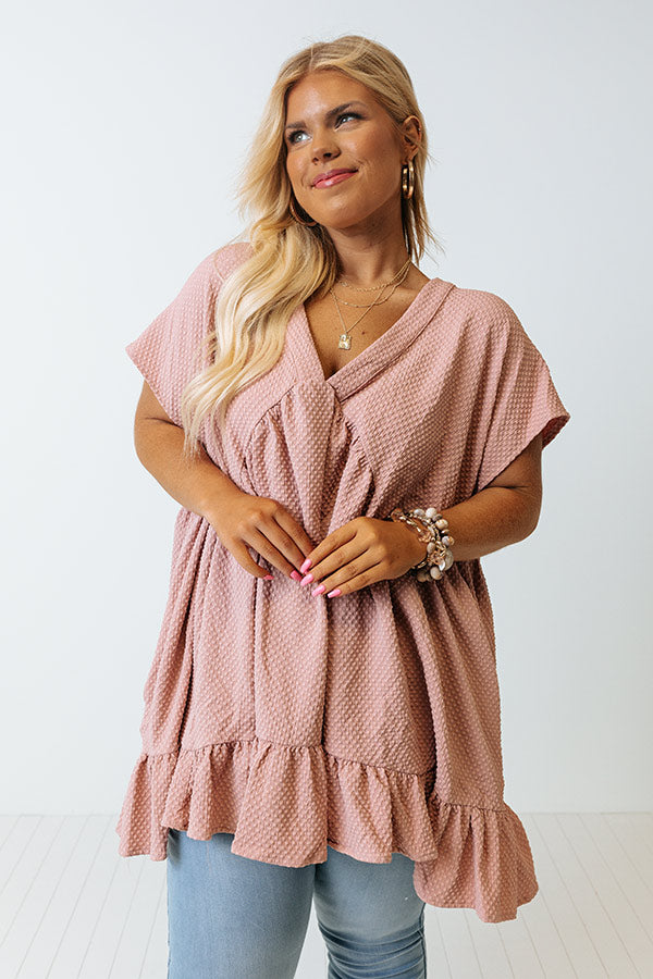 Wildest Imagination Tunic In Blush Curves Image - 3
