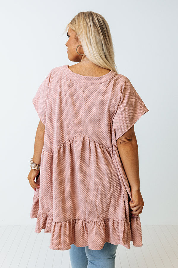 Wildest Imagination Tunic In Blush Curves Image - 4