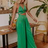 Forever Yours High Waist Pants In Green Image - 1