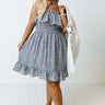 Floral Flirtation Dress In Airy Blue Curves Image - 1