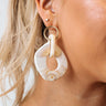 New Album Earrings In Cream Image - 1