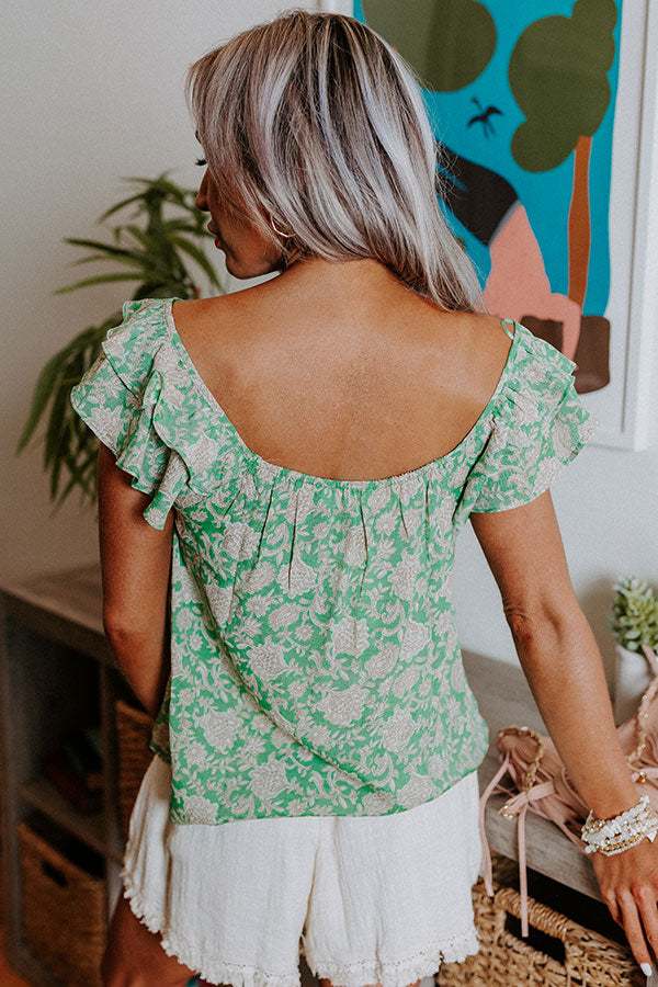 Real Romance Floral Top Image - 4