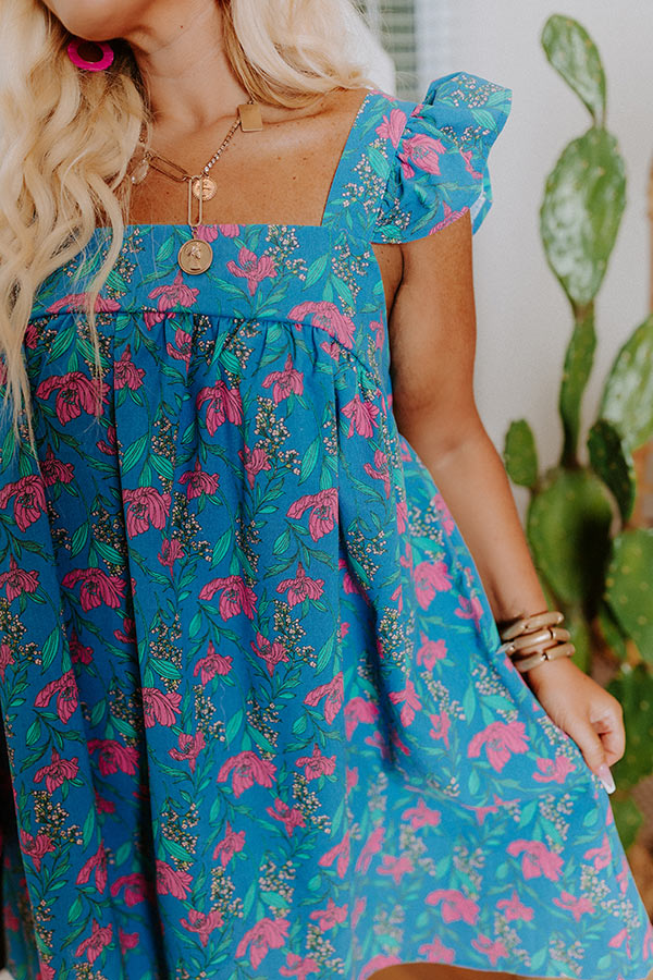 Turn Away Floral Dress Curves Image - 4