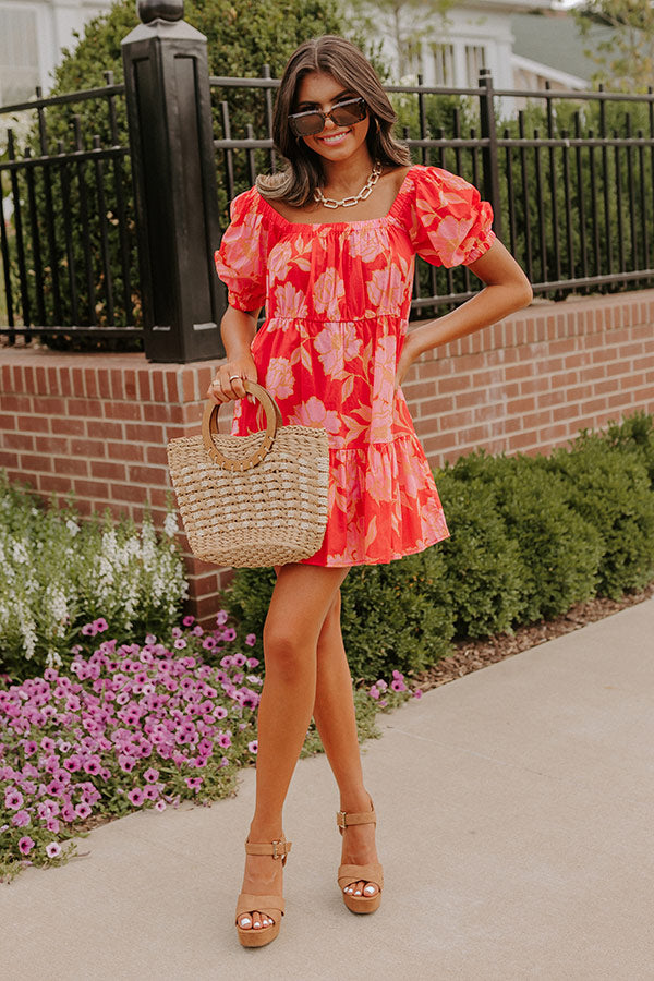 Real Romance Floral Shift Dress Image - 2