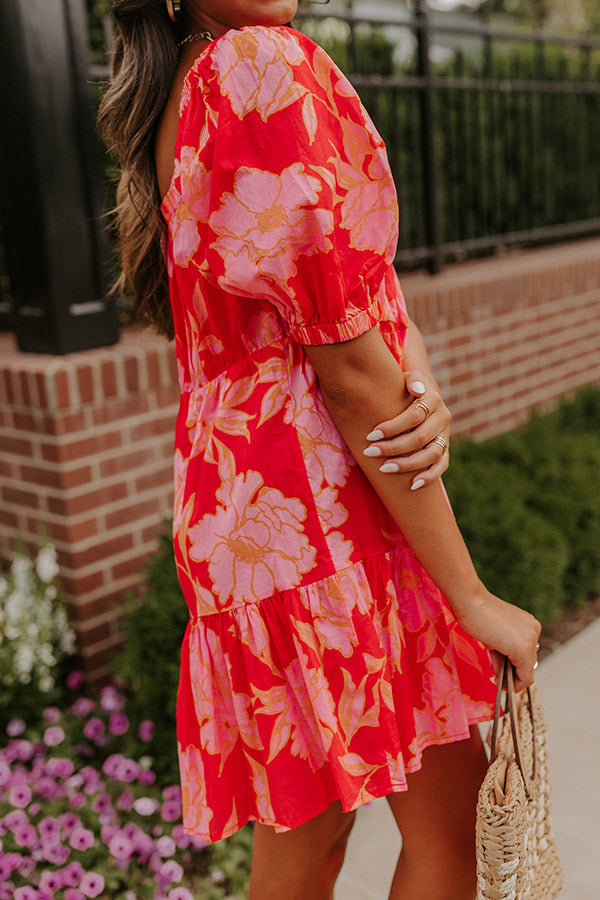 Real Romance Floral Shift Dress Image - 3