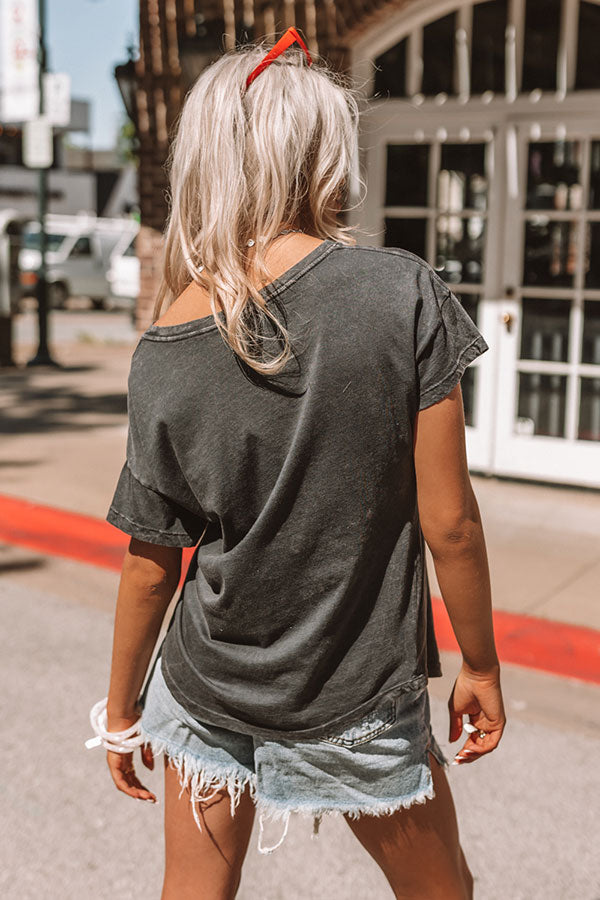 David Bowie Fascination Vintage-Wash Graphic Tee Image - 1