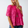 Sweet Stolen Moments Shift Top In Pink Image - 1