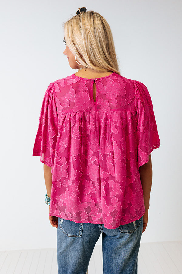 Sweet Stolen Moments Shift Top In Pink Image - 4