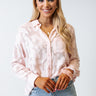 Brag On You Button Up In Light Pink Image - 1