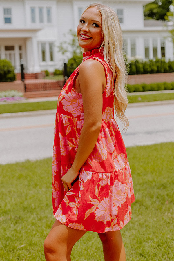 Learn To Fly Floral Shift Dress Image - 4