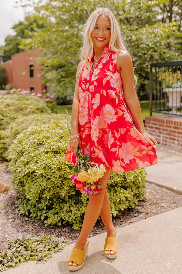 Learn To Fly Floral Shift Dress Image - 1