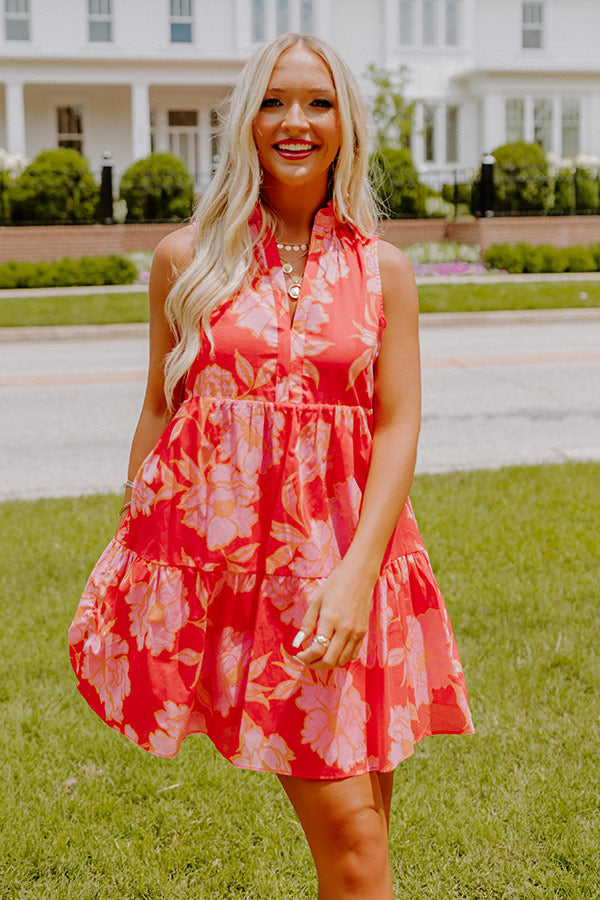 Learn To Fly Floral Shift Dress Image - 2