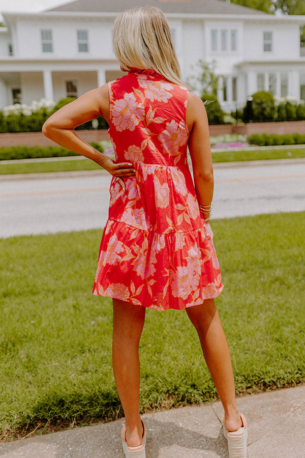 Learn To Fly Floral Shift Dress Image - 5