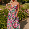 Made For Vacay Floral Maxi In Black Image - 1