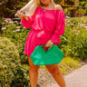 Festival Weather Romper In Hot Pink Curves Image - 1