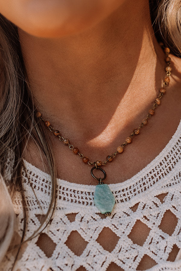 Memories On Repeat Semi Precious Necklace Image - 4