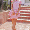 Downright Delightful Gingham Top in Pink Image - 1