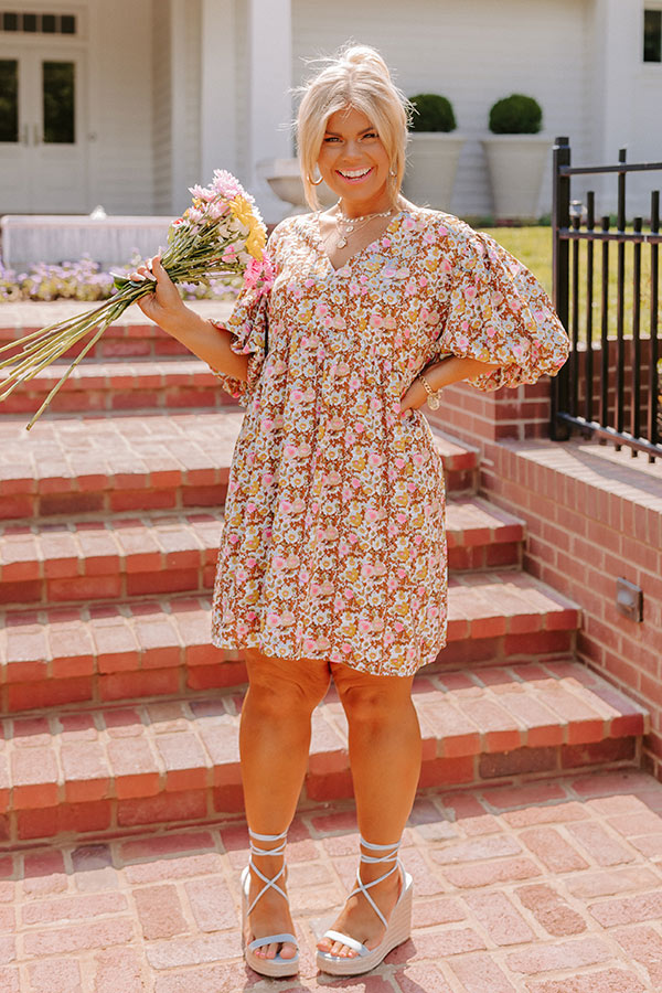 Valencia Vibes Babydoll Dress Curves Image - 1