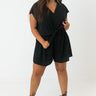 Classy And Confident Romper In Black Curves Image - 1