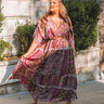 Coasting Through Amalfi Paisley Maxi In Orchid Curves Image - 1