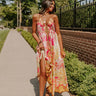 Really Dreamy Satin Midi In Hot Pink Image - 1
