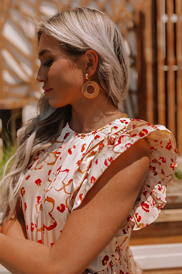 Made For Vacay Earrings In Brown Image - 1